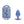 Ouch! Anal Plug - Large - Metallic Blue