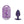 Ouch! Anal Plug - Large - Metallic Purple