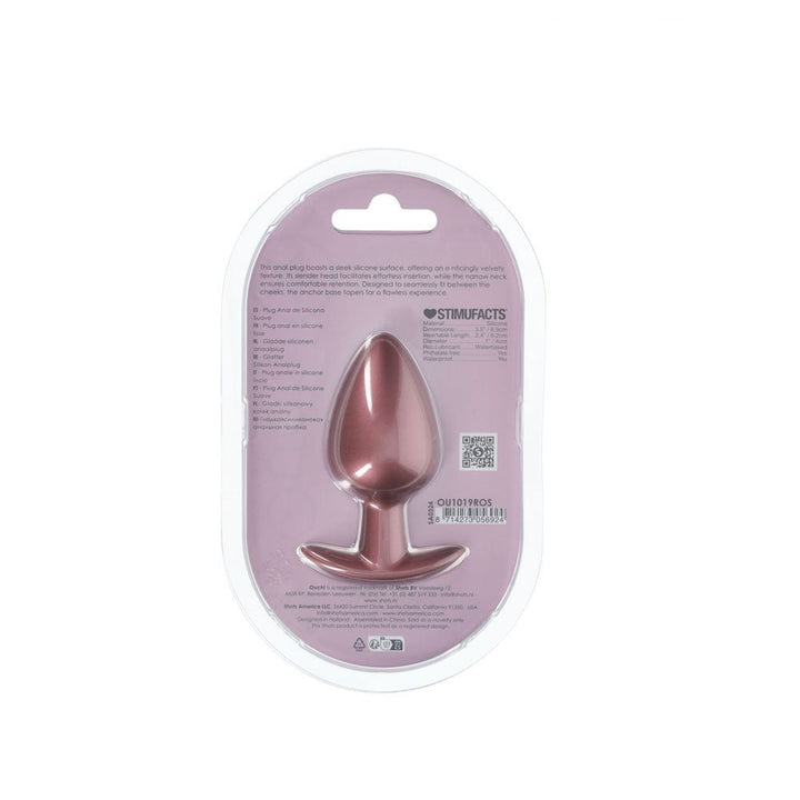 Ouch! Anal Plug - Large - Rose Gold