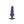 Ouch! Beaded Anal Plug - Metallic Purple