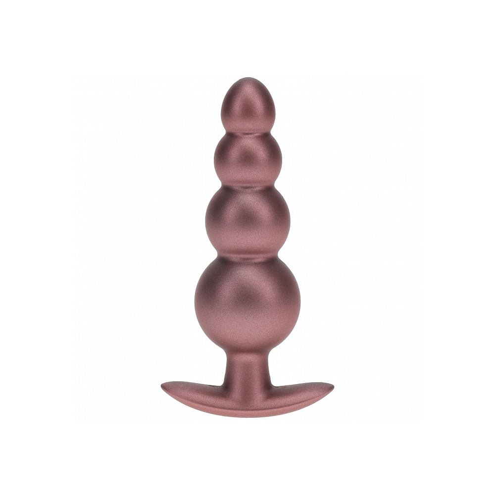 Ouch! Beaded Anal Plug - Rose Gold