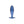 Ouch! Oval Anal Plug - Metallic Blue