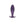 Ouch! Oval Anal Plug - Metallic Purple