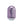 Ouch! Oval Anal Plug - Metallic Purple