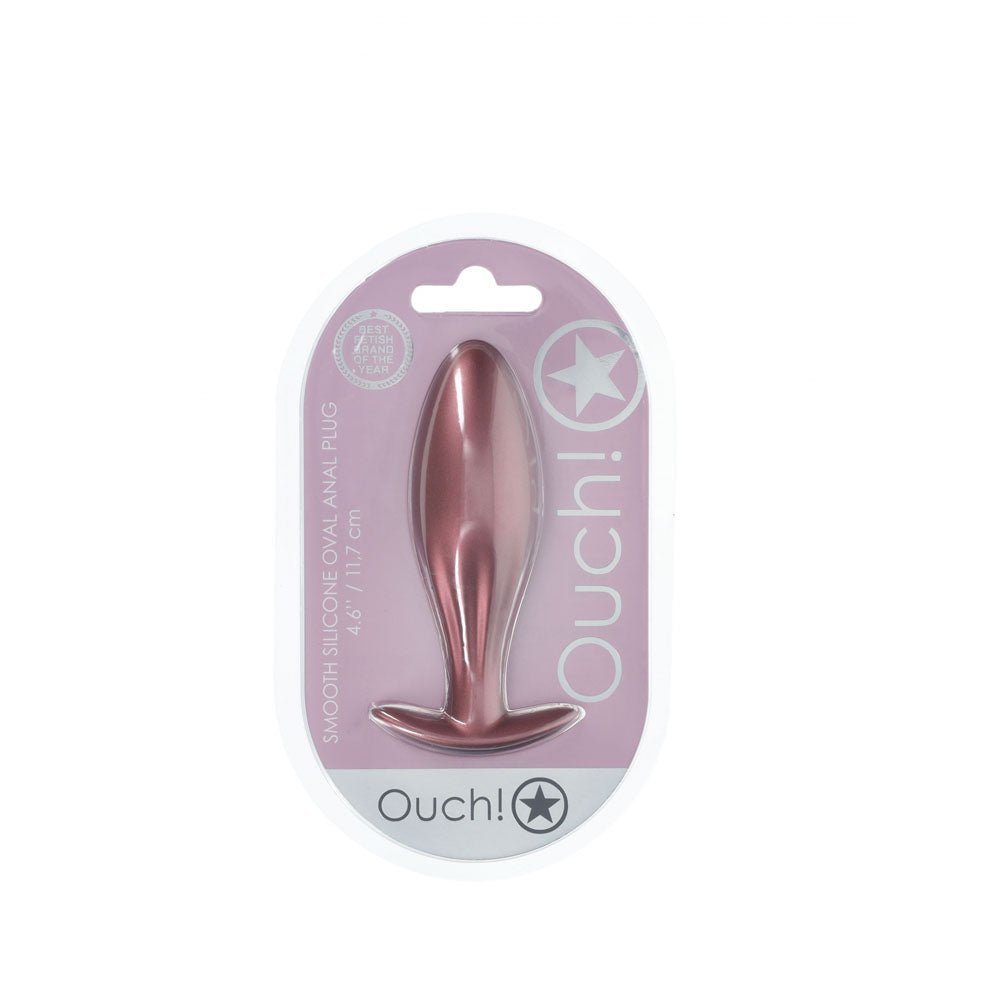 Ouch! Oval Anal Plug - Rose Gold