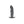 Ouch! Finger Anal Plug - Gun Metal