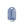 Ouch! Finger Anal Plug - Metallic Blue