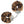 Ouch! Heavy-Duty Fluffy Cuffs - Leopard