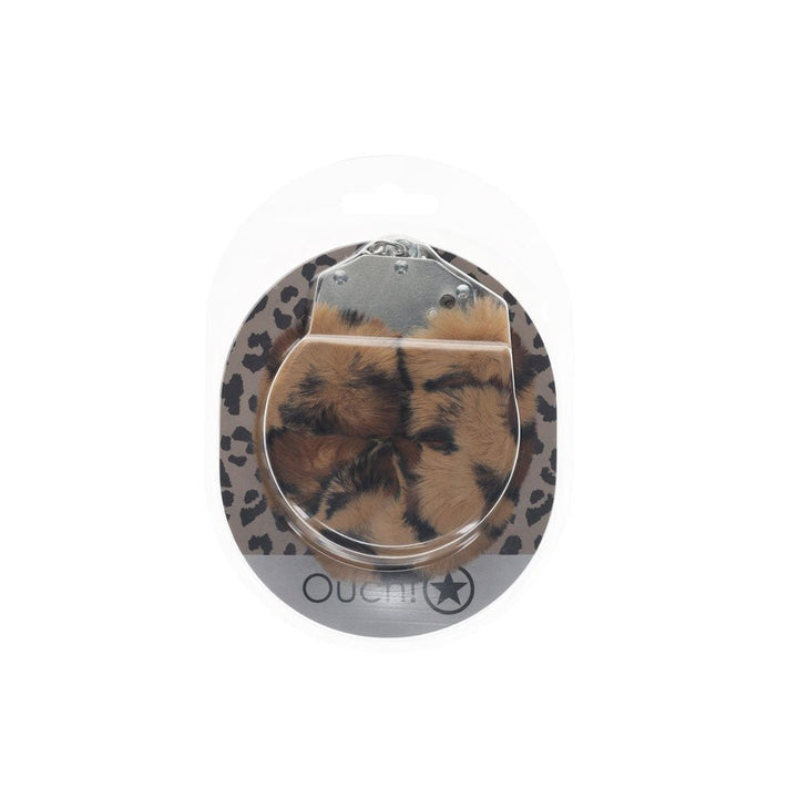 Ouch! Heavy-Duty Fluffy Cuffs - Leopard