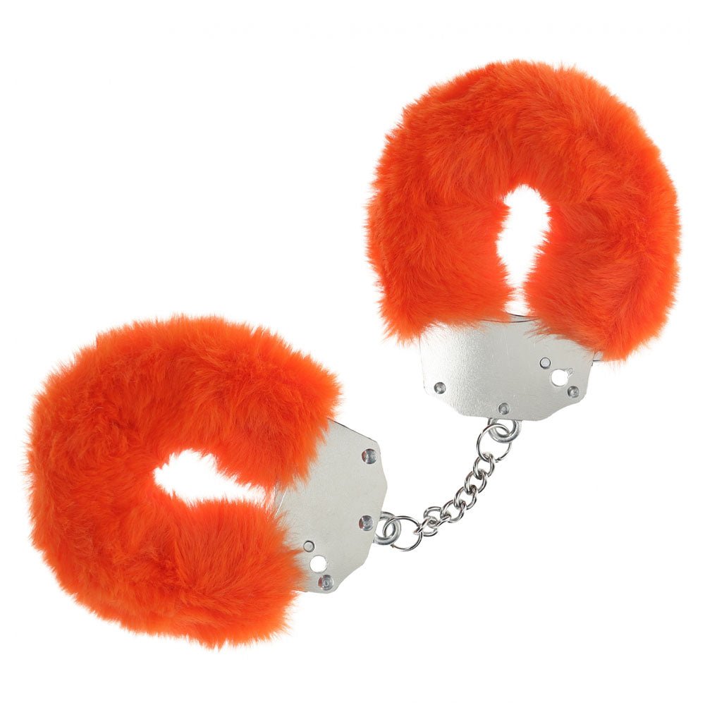 Ouch! Heavy-Duty Fluffy Cuffs - Orange 