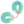 Ouch! Heavy-Duty Fluffy Cuffs - Powder Green