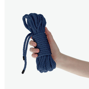 Ouch! Navy Blue Bondage Rope - 10 Mtrs