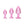 Ouch! Paris Collection - Metal Anal Plug Set - Metallic Pink