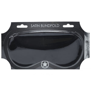Ouch! Satin Eye Mask - Black