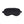 Ouch! Satin Eye Mask - Black