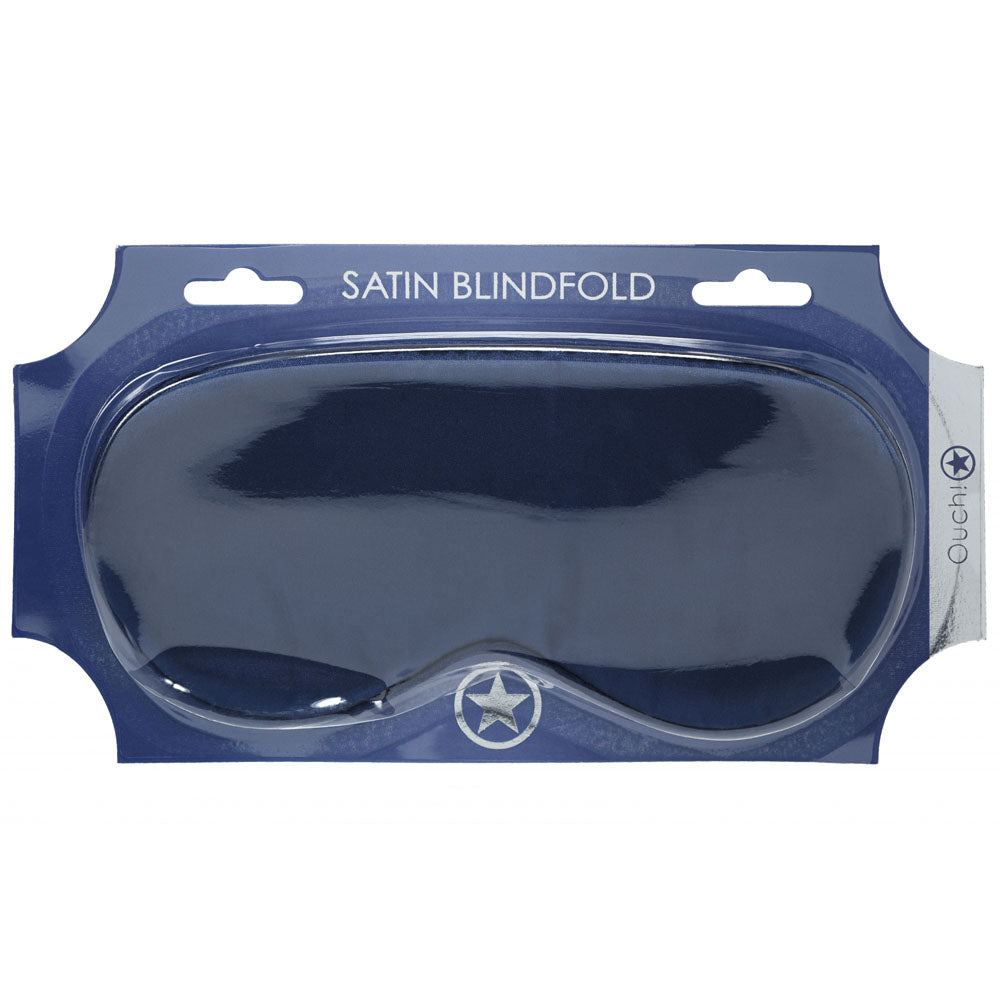 Ouch! Satin Mask - Navy
