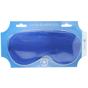 Ouch! Satin Eye Mask - Royal Blue