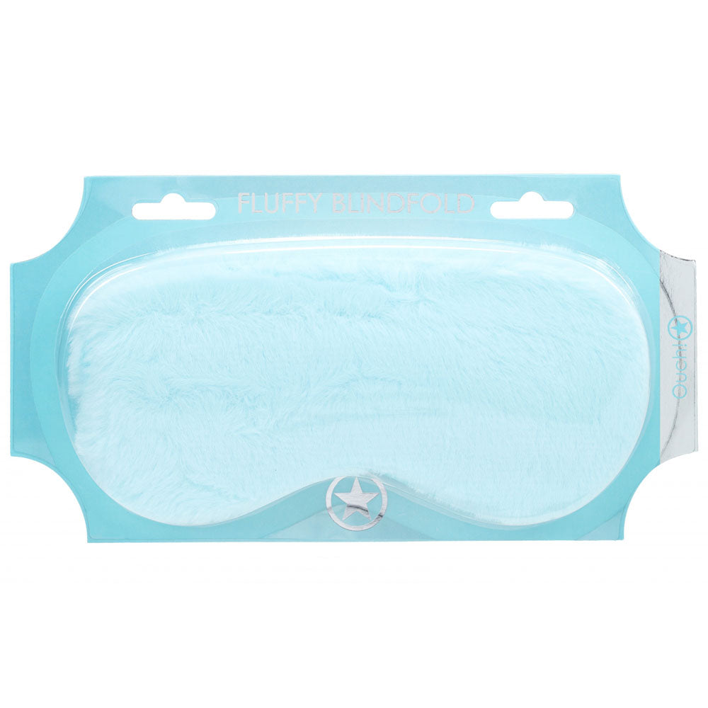 Ouch! Fluffy Eye Mask - Powder Blue