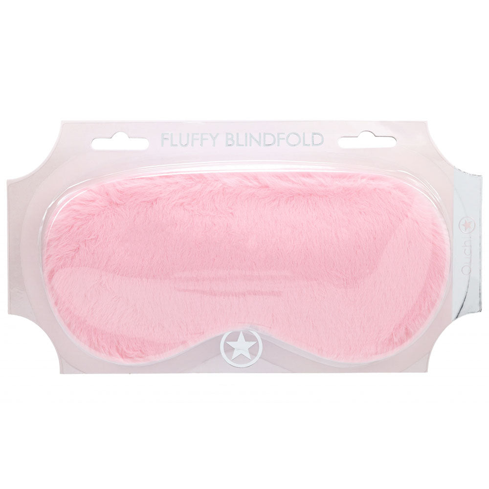 Ouch! Fluffy Eye Mask - Powder Pink
