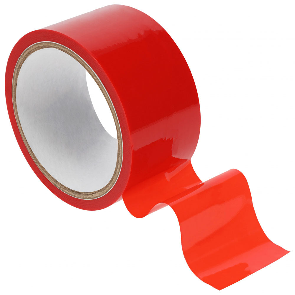 Ouch! PVC Non-Stick Bondage Tape - Red - 20 metre Length