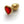 Ouch! Heart Gem Gold Butt Plug - Small