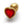 Ouch! Heart Gem Gold Butt Plug - Small