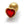 Ouch! Heart Gem Gold Butt Plug - Medium