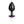 Ouch! Heart Gem Gunmetal Butt Plug - Medium