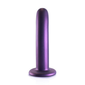 Ouch! Smooth 6 Inch G-Spot Dildo - Metallic Purple