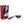 Ouch! Milan Collection - Collar with Leash - Black/Red