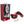 Ouch! Milan Collection - Handcuffs - Black/Red