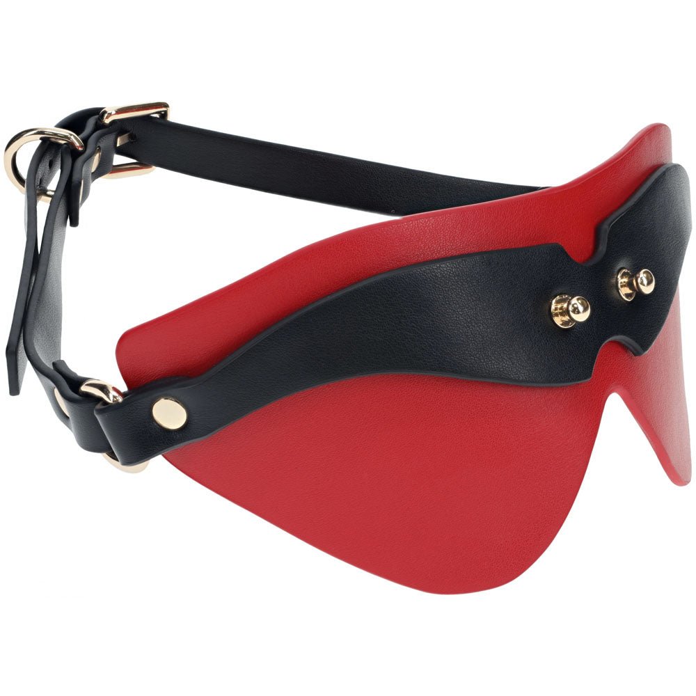 Ouch! Milan Collection - Blindfold - Black/Red