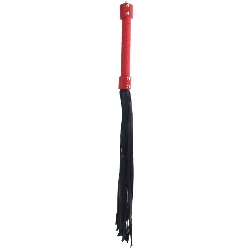 Ouch! Milan Collection - Flogger - Black/Red