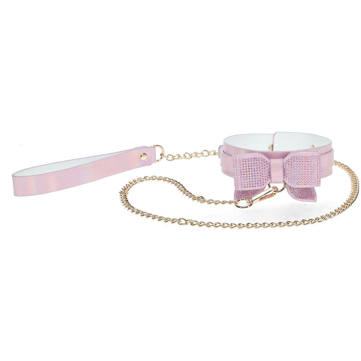 Ouch! Paris Collection - Collar with Leash - Pink