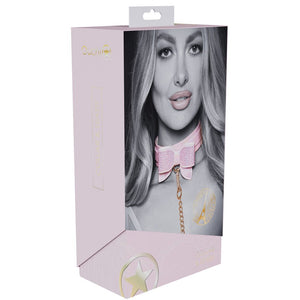 Ouch! Paris Collection - Collar with Leash - Pink