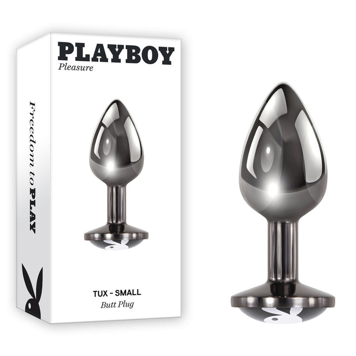 Playboy Pleasure Tux - Small Metal Butt Plug