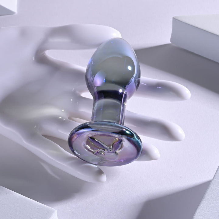 Playboy Pleasure Jewels - Glass Butt Plug