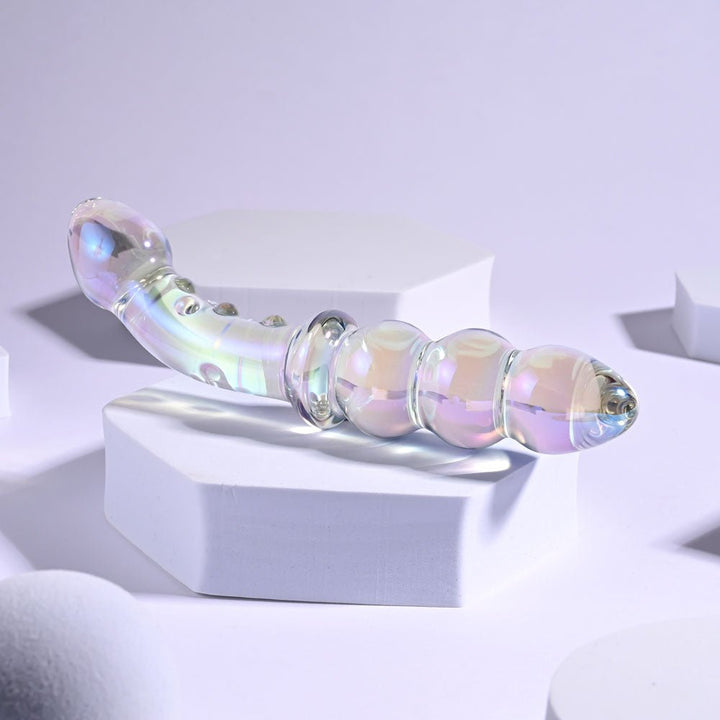 Playboy Pleasure Jewels Glass Double Ended Dildo