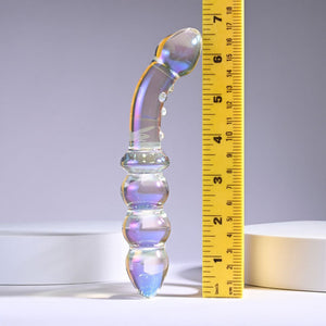 Playboy Pleasure Jewels Glass Double Ended Dildo