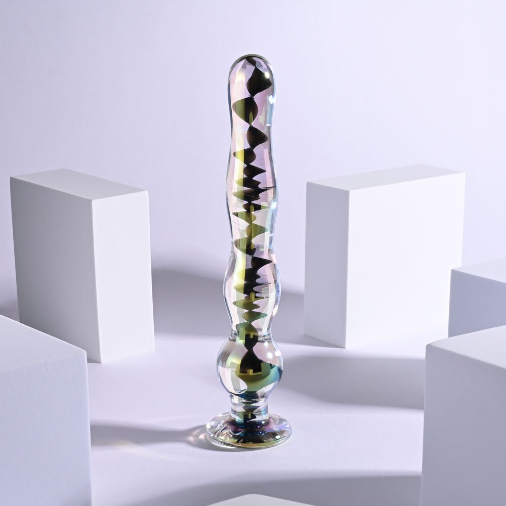 Playboy Pleasure Jewels Wand Glass Dildo