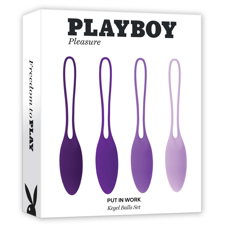 Playboy Pleasure Put In Work - Kegel Ball Set - Set of 4