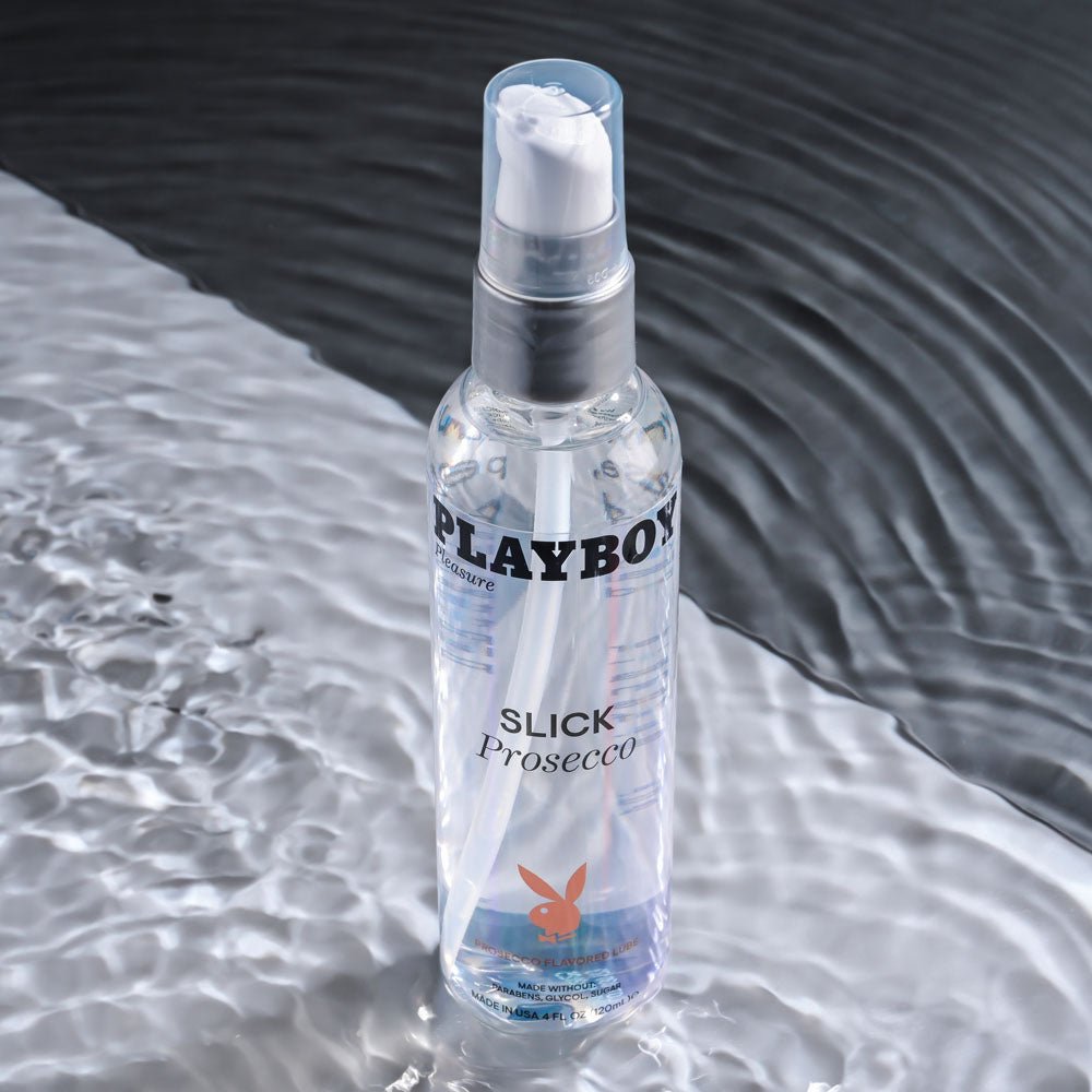 Playboy Pleasure Slick Prosecco Flavoured Water Based Lubricant - 120ml