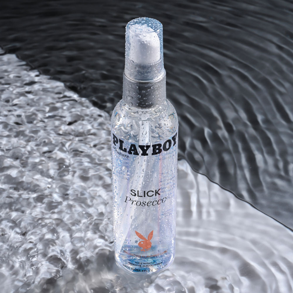 Playboy Pleasure Slick Prosecco Flavoured Water Based Lubricant - 120ml