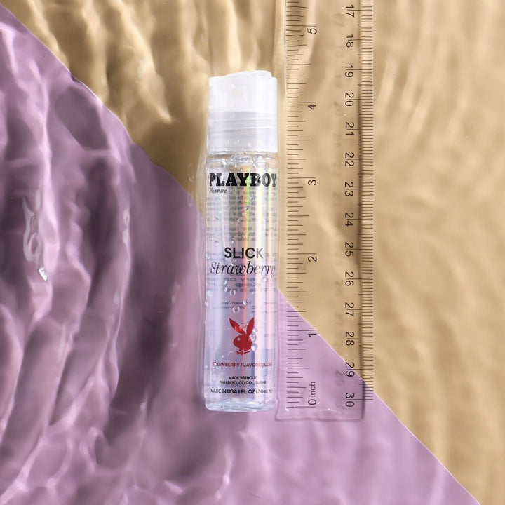 Playboy Pleasure Slick Strawberry Water Based Lubricant - 30ml