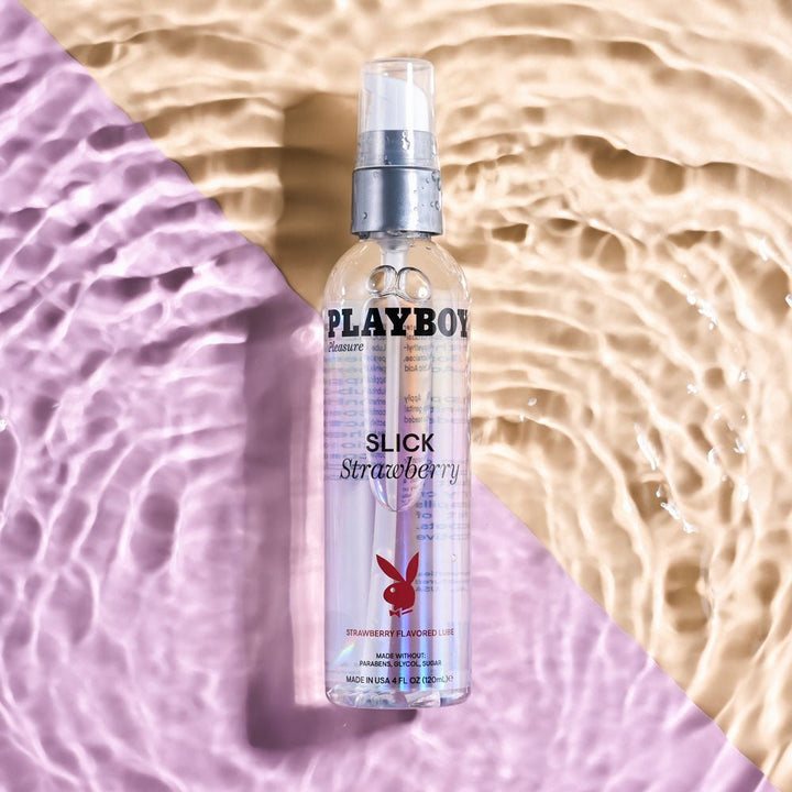 Playboy Pleasure Slick Strawberry Water Based Lubricant - 120ml