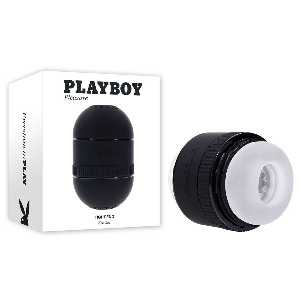 Playboy Pleasure Tight End - Dual Ended Stroker  - Clear