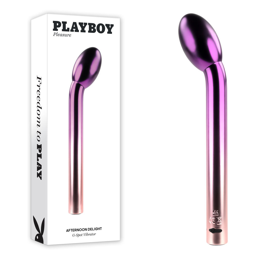 Playboy Pleasure Afternoon Delight - G-Spot Vibrator - Metallic Purple