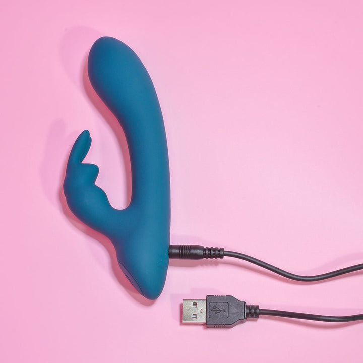 Playboy Pleasure Lil Rabbit Rabbit Vibrator - Teal