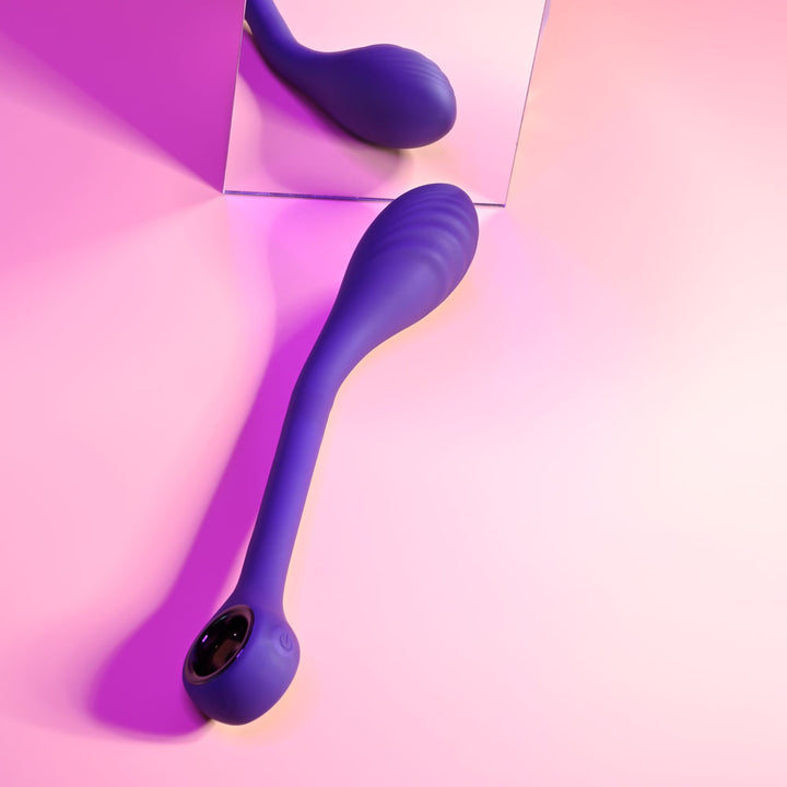 Playboy Pleasure Spot On Poseable G-Spot Vibrator - Purple