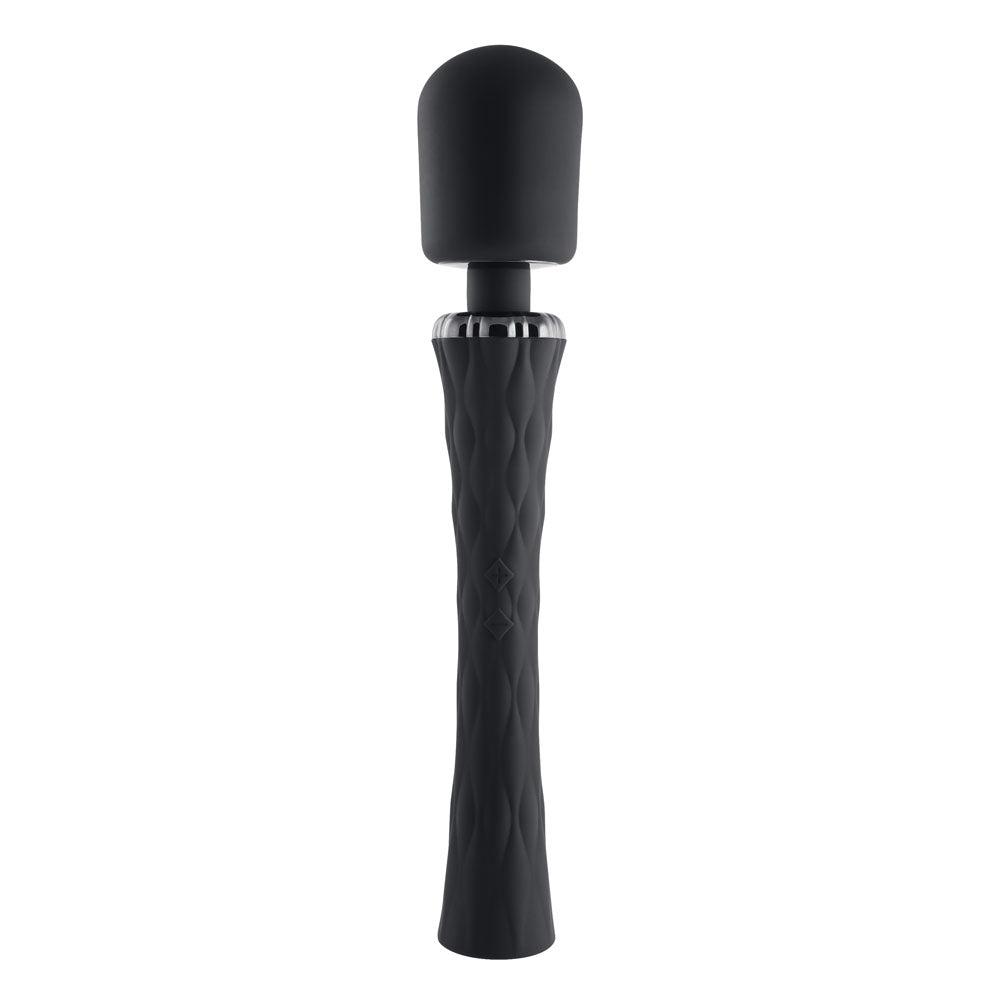 Playboy Pleasure Royal Massage Wand - Black